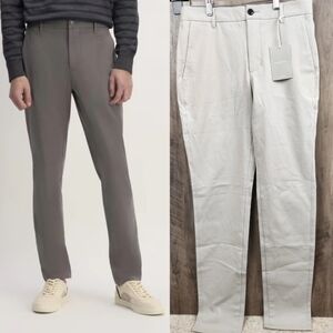 EVERLANE NWT Slim Fit Chino Uniform pants in Light Grey Men size 30×34
